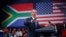President wa Reta Zunze Ubumwe Za Amerika Barack Obama mw'ikoraniro yateramije mu gihugu ca Afrika y'Epfo muri kaminuza y' iJohannesburg, muri Soweto , kw'igenekerezo rya 29, z'ukwezi kwa gatandatu, umwaka w'2013.