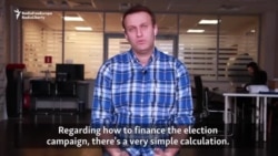 Russian Opposition Leader Aleksei Navalny Lays Out Campaign Finance Plan