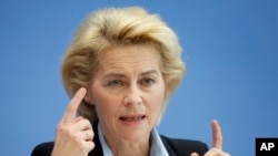 Menteri Pertahanan Jerman Ursula von der Leyen.