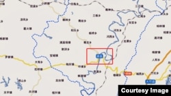 四川达州渠县地理位置 (百度地图)