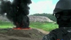  巴拿馬燒毀超過九噸毒品