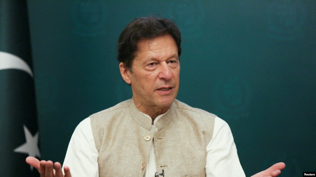 资料照片：巴基斯坦总理伊姆兰·汗。(photo:VOA)