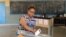 A woman votes in Gaborone during the Oct. 23 general elections. (Mqondisi Dube/VOA)