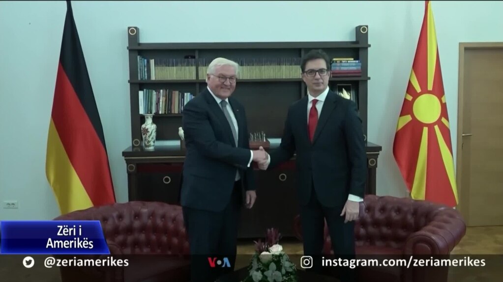 Presidenti gjerman Frank Walter Steinmeier viziton Shkupin