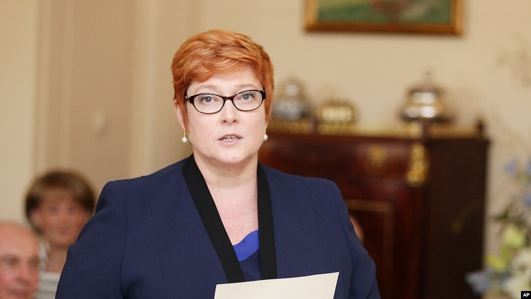 Bộ trưởng Quốc phòng Australia Marise Payne.