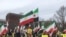 تجمع&nbsp;سازمان جوامع ایرانیان آمریکایی در مقابل کاخ سفید برای اعلام حمایت از اعتراضات در ایران