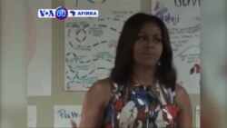 VOA60 AFIRKA: LIBERIA Uwargida Michelle Obama ta Kaddamar da Wani Rangadin Kasashe Uku