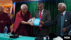 Library of Tibetans Works and Archives felicitates Long Term Tibetan Friend