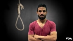 نوید افکاری، کشتی‌گیر سرشناس ایرانی، که توسط رژیم حاکم بر ایران اعدام شد