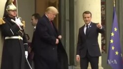 Centenaire du 11-Novembre: Macron accueille trump à l'Elysée (vidéo)