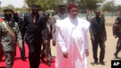 President Mahamadou Issoufou during inauguration.