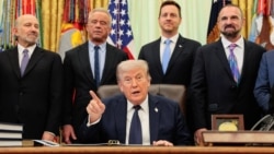 特朗普是在白宫举行的一场关于药品定价的活动上发表讲话。(2026年4月23日)