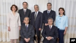 Members of the national coordinating group of the Iranian Baha’i community arrested in Spring 2008.