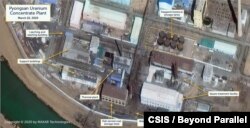 미국 전략국제문제연구소(CSIS)는 북한 황해북도 평산군 남천 화학단지에 있는 평산 우라늄 농축공장이 여전히 가동 중이라며 지난 2020년 3월 22일 촬영한 위성사진을 공개했다. 사진 제공: CSIS / Beyond Parallel.