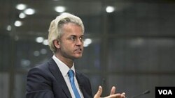 Anggota parlemen Belanda, Geert Wilders.