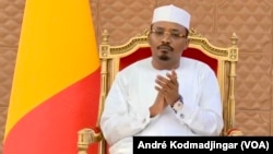 Le général Mahamat Idriss Deby Itno, président de la république du Tchad (VOA Afrique/André Kodmadjingar). 