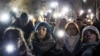 Protest studenata i građana na Trgu Slavija u centru Beograda (Foto: Reuters/Đorđe Kojadonović)