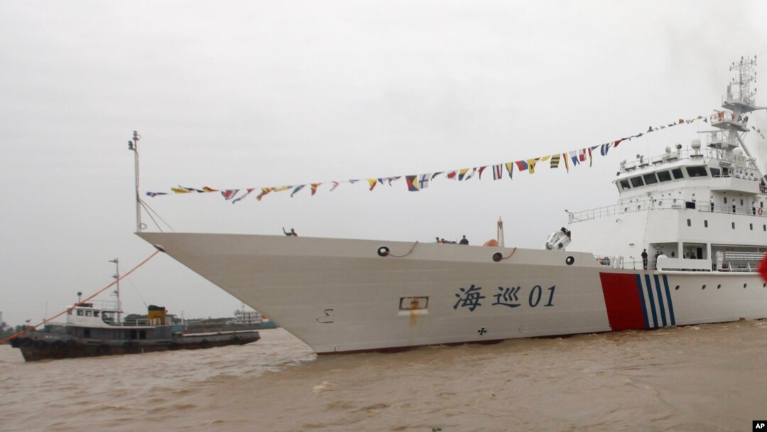 中国海巡01号2013年7月访问缅甸仰光（资料照片）
