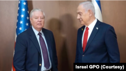 سناتور جمهوری‌خواه آمریکایی، لیندزی گراهام و بنجامین نتانیاهو