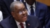 Haitian Prime Minister Garry Conille speaks during a U.N. Security Council meeting on security concerns in Haiti, at United Nations headquarters in New York on July 3, 2024.