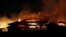 El castillo de Shuri, catalogado como Patrimonio de la Humanidad, se incendió en Naha, en la isla meridional de Okinawa, Japón, el 31 de octubre de 2019.