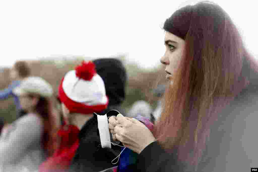 香港民陣表示有5萬人參與今年的7-1大遊行。（美國之音湯惠芸拍攝）