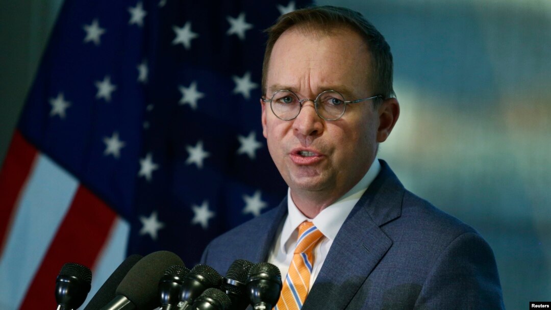 Direktur Anggaran pemerintah Amerika, Mick Mulvaney (foto: dok). 