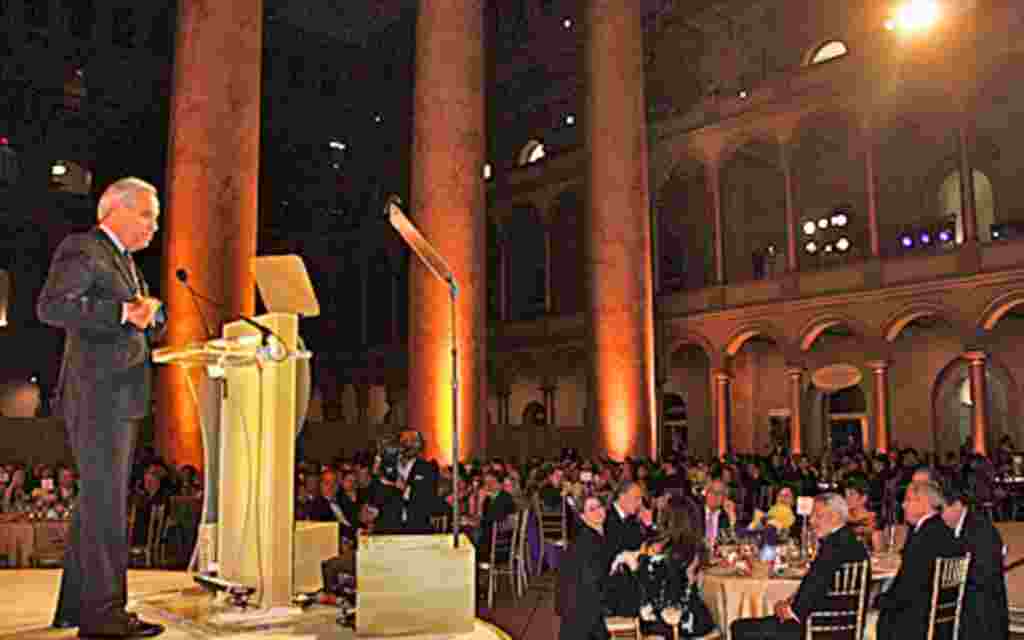 La gala se celebró en el Museo Nacional de la Construcción.
