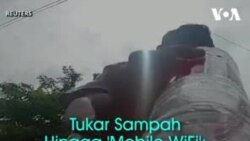 Bantu Murid Sekolah Lewat Tukar Sampah dan 'Mobile WiFi'