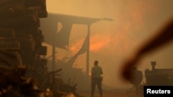 آتش‌سوزی گسترده در پرتغال