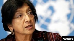 Kepala HAM PBB Navi Pillay di Jenewa melaporkan pelanggaran HAM besar-besaran yang terjadi di ibukota Republik Afrika Tengah, Bangui (foto: dok). 