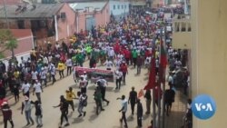 Angola: Militantes da UNITA marcham no Uíge