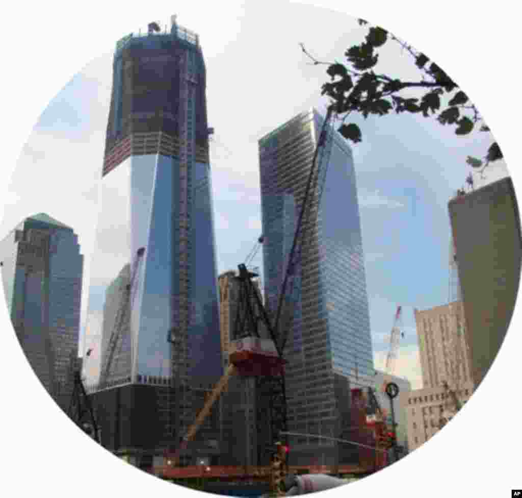 正在大兴土木的世贸中心