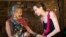 United Nations High Commissioner for Refugees (UNHCR) Special Envoy, Angelina Jolie (R), meets ethnic Karenni refugee Baw Meh, age 75, and her family from Myanmar, also known as Burma, at the Ban Mai Nai Soi refugee camp near the border with Thailand.