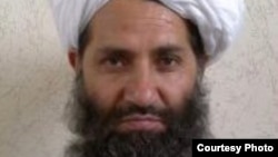 A photo circulated by the Taliban of new leader Mawlawi Haibatullah Akhundzada.