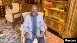 FILE - Ousted Gabon President Ali Bongo.