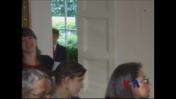 史上第一次 白宫国宴招待54名美国学童