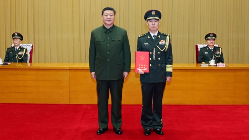 VOA Mandarin: Four generals’ absence from Chinese ceremony sparks power struggle speculation