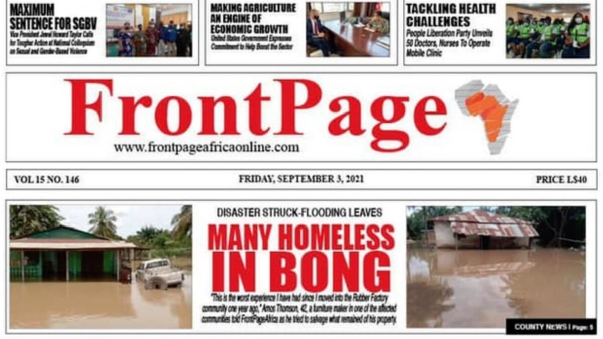 Liberian Newspaper Receives Court Summons Over Reporting
