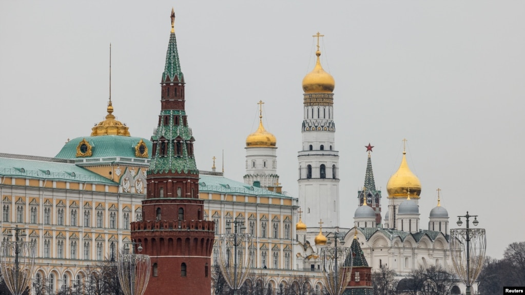 Điện Kremlin ở trung tâm Moscow, ngày 13 tháng 2 năm 2025