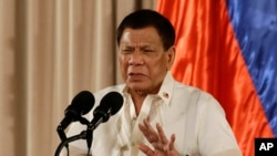 Presiden Filipina Rodrigo Duterte