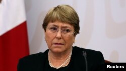 聯合國人權事務高級專員巴切萊特(Michelle Bachelet)