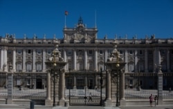 A view of the Royal Palace is pictured in Madrid, Spain, Aug. 4, 2020.