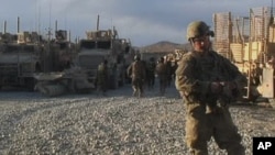 U.S. forces are scheduled to begin a withdrawal from Afghanistan starting in July.