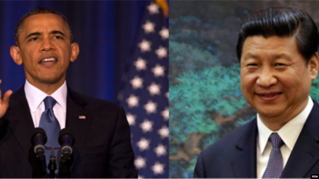 Tổng thống Mỹ Barack Obama và Chủ tịch Trung Quốc Tập Cận Bình