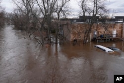 Poplavljena naselja u New Jerseyju. (Foto: AP/Seth Wenig)