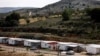 FILE - Mobile homes sit in the Jewish settlement of Givat Haroeh in the Israeli-occupied West Bank, Feb. 21, 2023. European Union envoy Sven Koopmans says Israeli settlements and violence in the West Bank are impediments to a peaceful two-state solution in the Middle East.