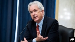 William Burns, nominee for Central Intelligence Agency director, testifies during his Senate Select Intelligence Committee confirmation hearing, Feb. 24, 2021, on Capitol Hill in Washington, D.C.