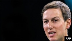 Jared Kushner, adviser to former US president Donald Trump, speaks during a panel at the annual Future Investment Initiative (FII) conference in Riyadh on October 25, 2023.