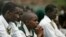 FILE - Students at Jamhuri High School in Nairobi, Kenya, are seen listening to a speech, Feb. 11, 2008. Newly-released results show that just 15 percent of the more than half-million students who in 2016 applied to enter university passed the entrance exam.